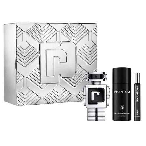 Paco rabanne Phantom EDT 100ML + EDT 10ML + Deodorant Spray 150ML Gift Set For Men