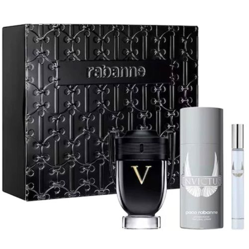 Paco Rabanne Victory EDP 100Ml + EDP 10Ml + Deodorant 150Ml Gift Set For Men