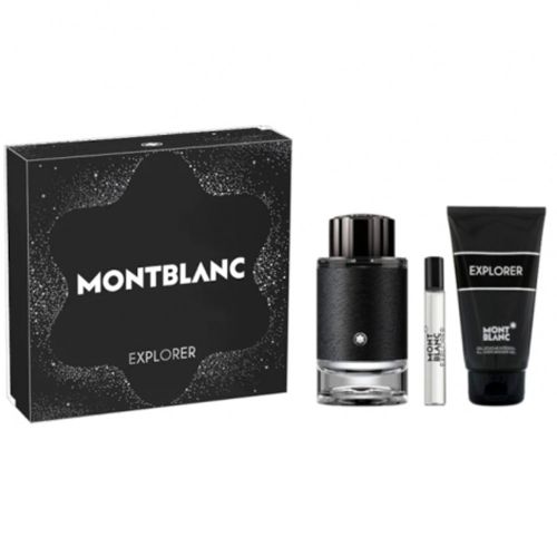Mont Blanc Explorer EDP 100ML + EDP 7.5ML + Shower Gel 100ML Gift Set For Men