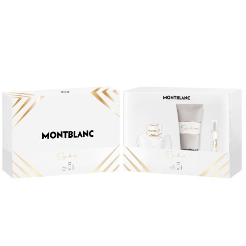 Mont Blanc Signature EDP 90Ml + EDP 7.5Ml + Body Lotion 100Ml Gift Set For Women