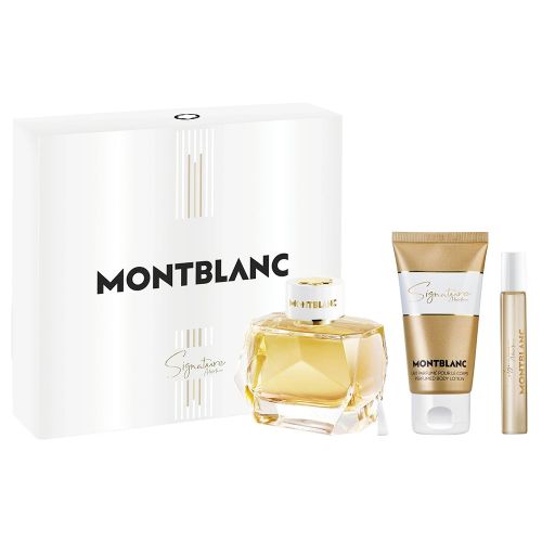 Mont Blanc Signature Absolue EDP 90Ml + EDP 7.5 + Body Lotion 100Ml For Women