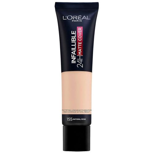 L'oreal Infallible 24H Matte Cover Foundation 155 Natural Rose
