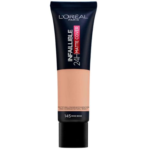 L'oreal Infallible 24H Matte Cover Foundation 145 Rose Beige