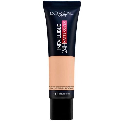 L'oreal Infallible 24H Matte Cover Foundation 200 Golden Sand