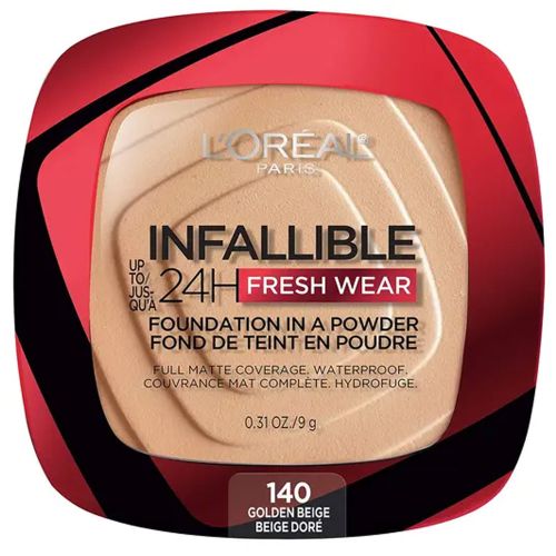 L'oreal Infaillible 24H Fresh Wear Foundation In A Powder 140 Golden Beige