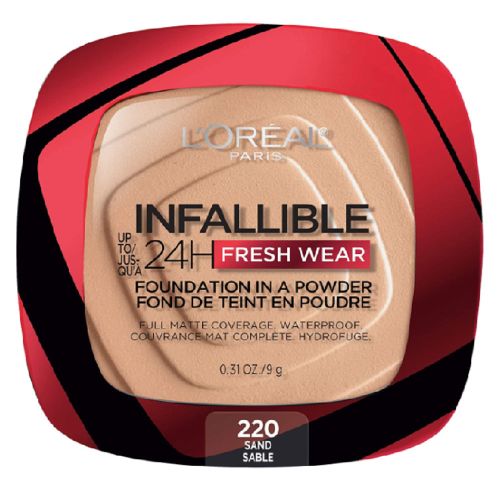 L'oreal Infaillible 24H Fresh Wear Foundation In A Powder 220 Sand