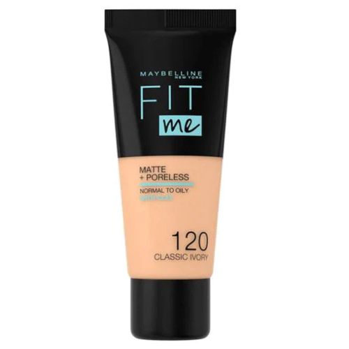 Maybelline New York Fit Me Matte & Pore less Foundation 120 Classic Ivory