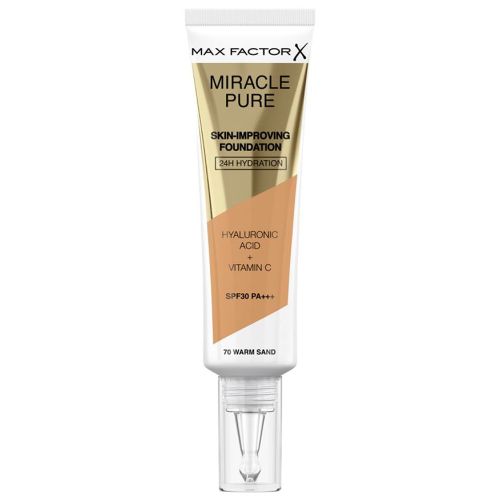 Max Factor Miracle Pure Skin Improving Foundation 70 Warm Sand