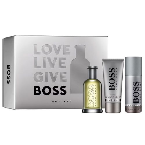 Hugo Boss Bottled EDT 100ML  + Shower Gel 100ML + Deodorant 150ML Gift Set For Men