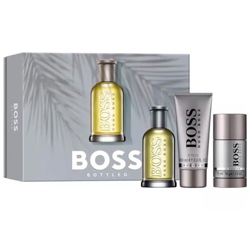Hugo Boss Boss Bottled EDT 100ML + Shower Gel 100ML + Deodorant 75ML Gift Set For Men