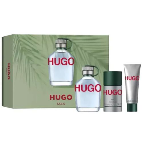 Hugo Boss EDT 125ML + Shower Gel 50ML + Deodorant Spray 75ML Gift Set For Men