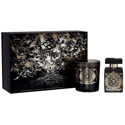 Initio Oud For Greatness EDP 90Ml + Candle 180Gr Gift Set Unisex