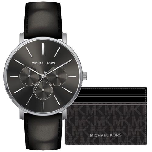 Michael Kors Mk8833 Men’s Watch 42mm Black Gift Set