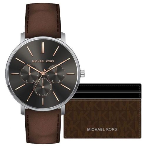 Michael Kors Mk8843 Men’s Watch 42mm Brown Gift Set