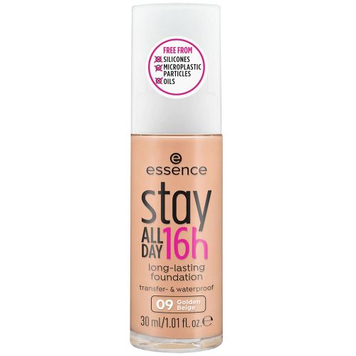 Essence Stay All Day 16H Long-Lasting Foundation 09 Golden Beige 