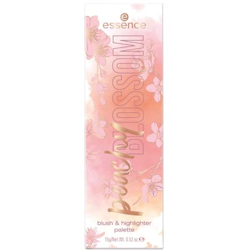 Essence Highlighter Palette Peachy Blossom Blush & Highlighter Palette