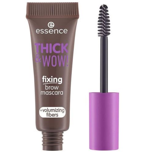 Essence Thick & Wow! Eyebrow Mascara With Fibers 02 Ash Brown