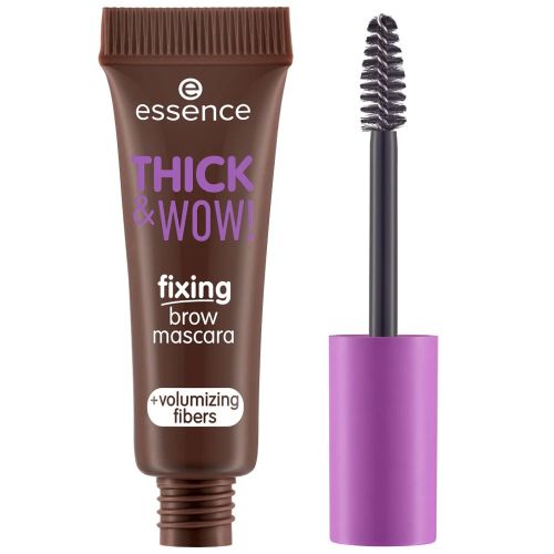 Essence Thick & Wow! Eyebrow Mascara With Fibers 03 Brunette Brown 