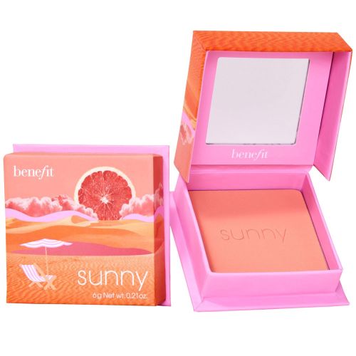 Benefit Cosmetics WANDERful World Silky-Soft Powder Blush Sunny Coral Warm 