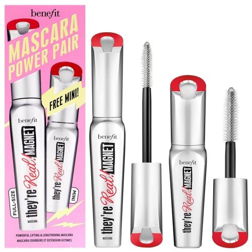 Benefit They're Real! Magnet 2 Mascara Power Pair Full & Mini Size Set