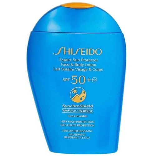 Shiseido Expert Sun Protector SPF 50+UVA Face & Body Lotion Turns Invisible Very High Protection Very Water-Resistant 150ML