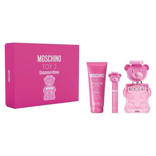 Moschino Toy 2 Bubble Gum EDT 100ML + EDT 10ML + Body Lotion 100ML Gift Set For Women
