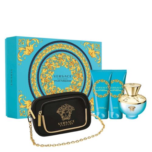Versace Ladies Dylan Turquoise EDT 100ML Gift Set