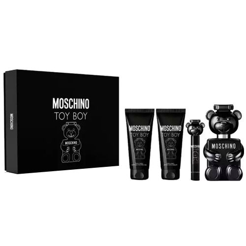 Moschino Men's Toy Boy EDP 100ML + EDP 10ML + Shower Gel 50ML + After Shave 50ML Gift Set For Men