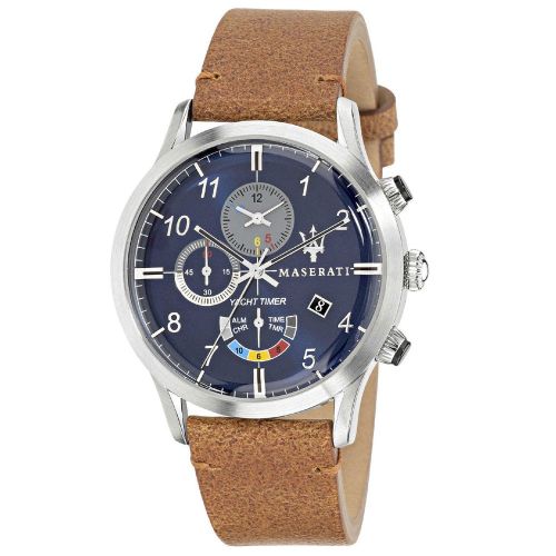 Maserati Trimarano R8871625005 Men's Watch 42mm Brown