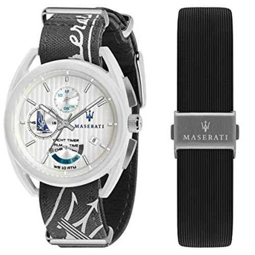 Maserati Trimarano R8851132002 Men's Watch 41mm Black + Extra Strap