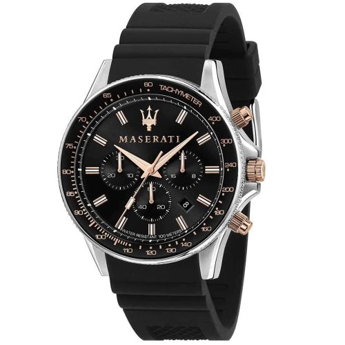 Maserati Sfida R8871640002 Men's Watch 44mm Black