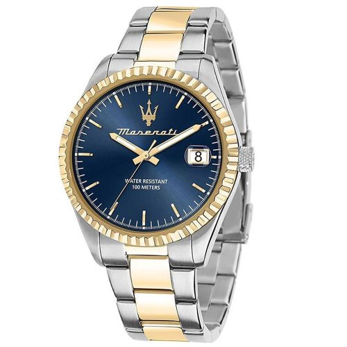 Maserati Competizione R8853100027 Men's Watch 43mm Silver Gold