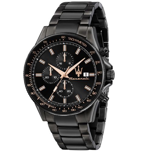 Maserati Sfida R8873640011 Men's Watch 44mm Black
