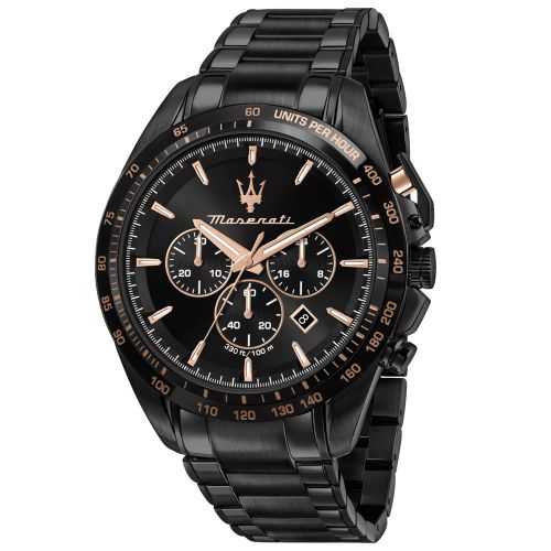 Maserati Traguardo R8873612048 Men's Watch 45mm Black