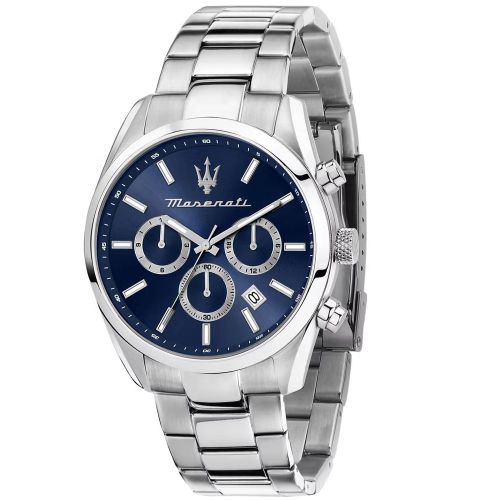 Maserati Attrazione R8853151005 Men's Watch 43mm Silver 