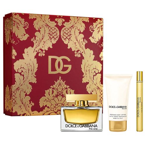 Dolce & Gabbana The One EDP 75Ml + EDP 10Ml + Body Lotion 50Ml Gift Set For Women