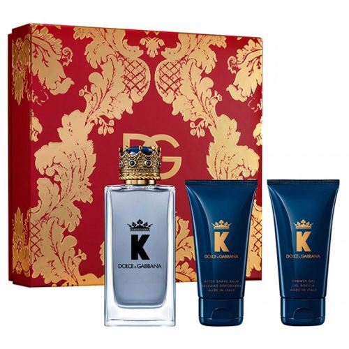 Dolce & Gabbana K EDT 100Ml + Shower Gel 50Ml + After Shave Balm 50Ml Gift Set For Men