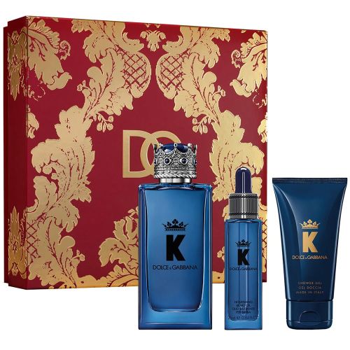Dolce & Gabbana K EDP 100Ml + Beard Oil 25Ml + Shower Gel 50Ml Gift Set For Men