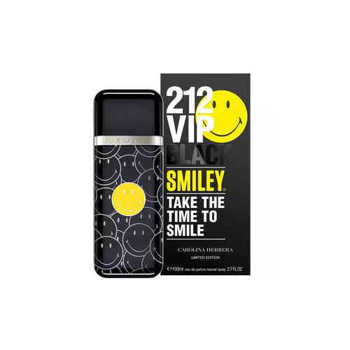 Carolina Herrera 212 Vip Black Smiley Eau De Perfume Spray 100ml Limited Edition