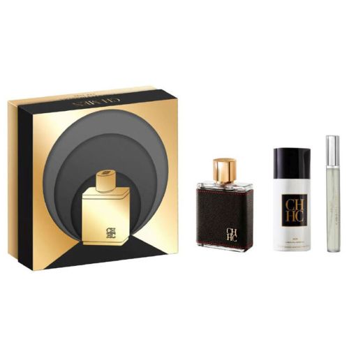 Carolina Herrera CH EDT 100ML + EDT 10ML + Deodorant Spray 150ML Gift Set For Men