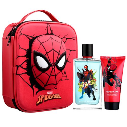 Air-Val Marvel Spiderman EDT 100Ml + Shower Gel 60Ml + Bag Gift Set For Kids