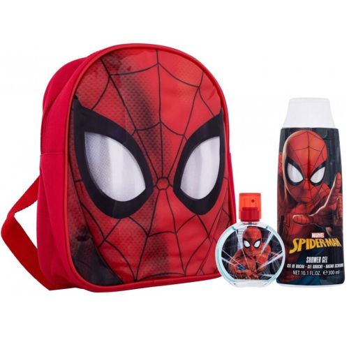 Air-Val Marvel Spiderman EDT 50Ml + Shower Gel 300Ml + Bag Gift Set For Kids