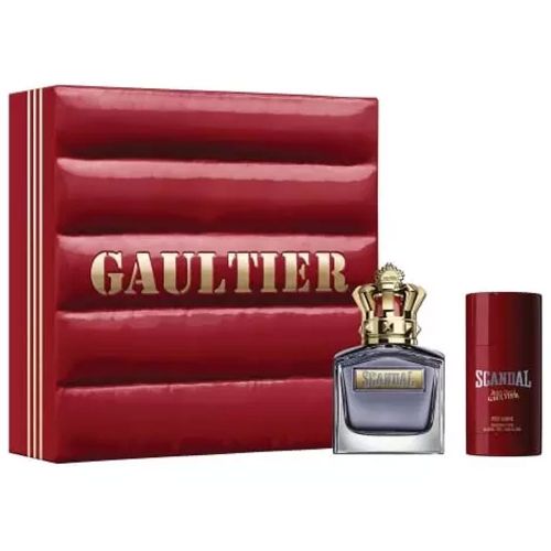Jean Paul Gaultier Scandal Pour Homme EDT 100ML + Deodorant Stick 75ML Gift Set For Men