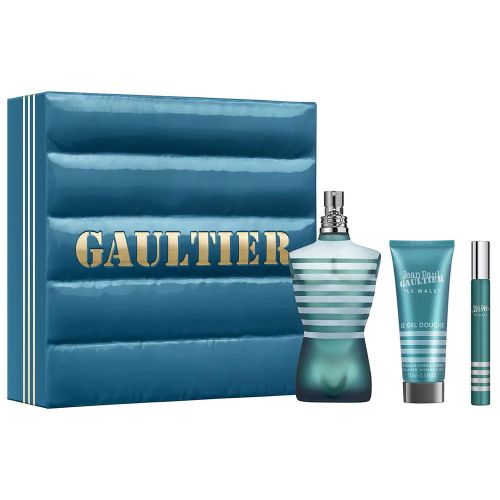 Jean Paul Gaultier Le Male EDT 125ML + EDT 10ML + Shower Gel 100ML Gift Set For Men