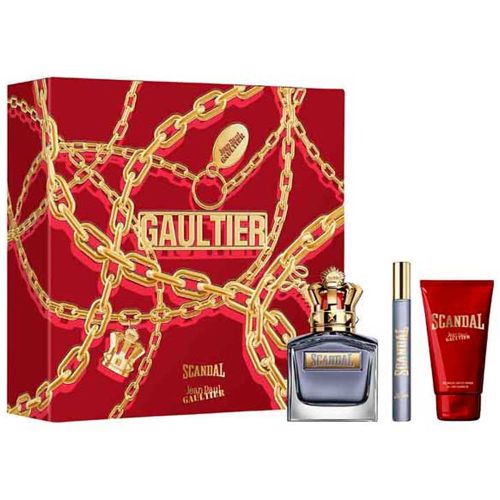Jean Paul Gaultier Scandal EDT 100ML + EDT 10ML + Shower Gel 100Ml Gift Set For Men
