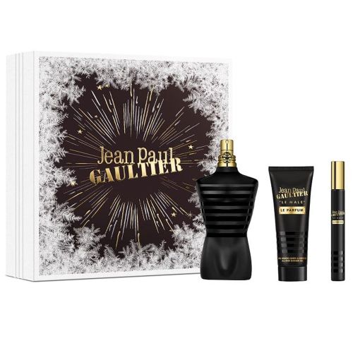 Jean Paul Gaultier Le Male Le Parfum 125Ml + Parfum 10ML + Shower Gel 75Ml Gift Set For Men