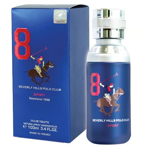 Beverly Hills Polo Club Sports No. 8 EDT 100ML For Men
