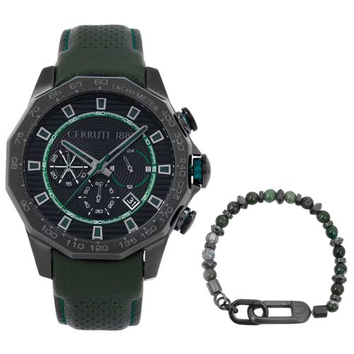 Cerruti 1881  XCIWGC2114001-WB Men’s Watch 45mm Green Set