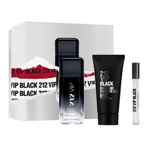 Carolina Herrera 212 VIP Black EDP 100ML Gift Set 