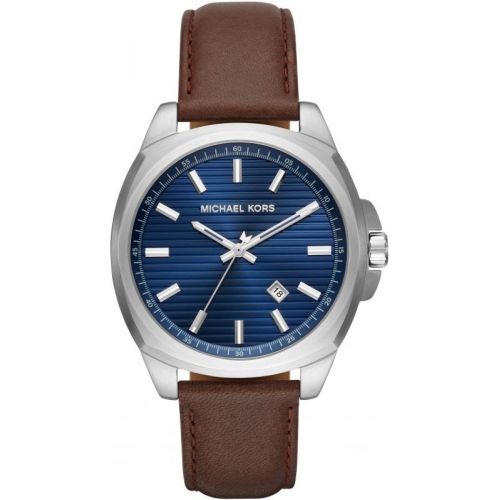 Michael Kors - Mk8631 Bryson Silver-Tone And Leather Watch